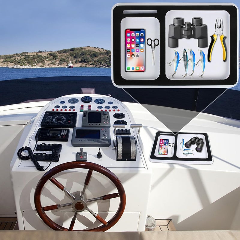 VEITHI EVA Foam Boat Dash Pad, Anti-Slip Boat Dash Organizer Perfect for Fishing Center Consoles (6Color,2Size) - Image 2